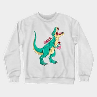 Rawr Valentine Crewneck Sweatshirt